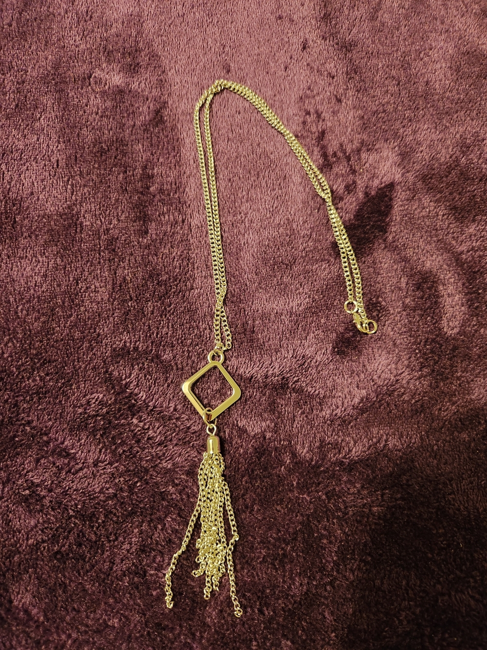 Silver Tassel Pendant Necklace - Women's Fashion Jewelry